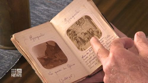 A diary chronicling life in the trenches from 1914 to 1917 has held pride of place in Jon Ray's collection for many years.