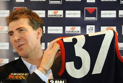 He was chairman of the Melbourne Football Club from 2008 to 2012. (AAP)