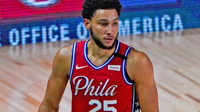  Ben Simmons #25 of the Philadelphia 76ers 