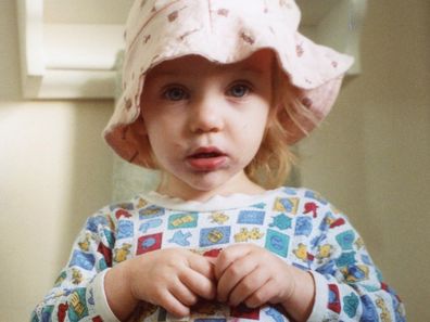 Billie Eilish as a little girl.