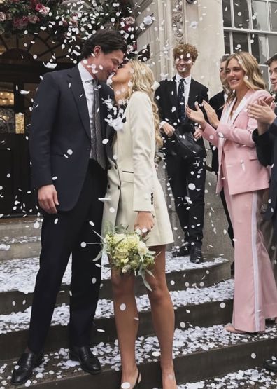 Prince William's cousin Phoebe Knatchbull marries Leopold Glover in London