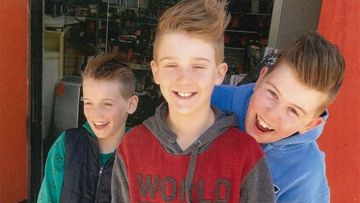 Jai, Beau and Chase Masters have been found safe. (Supplied: Victoria Police)