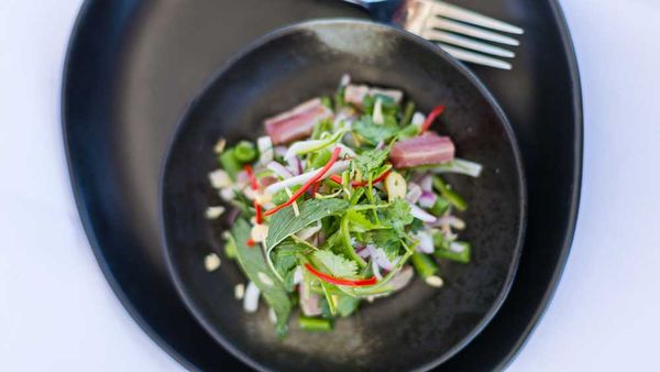 Andy Allen's seared yellowfin tuna salad
