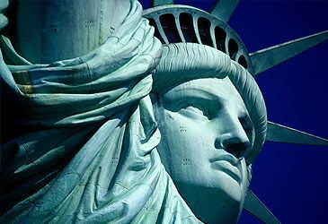 What metal is the Statue of Liberty made out of?