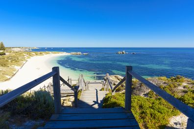 Bay on Rottnest Island near Perth