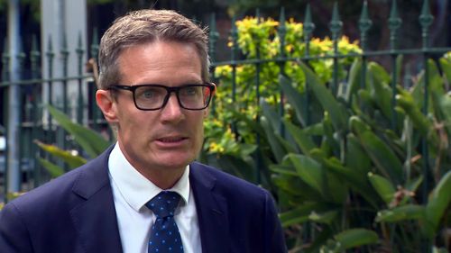 Sydney Trains chief executive Matthew Longland at a press conference.