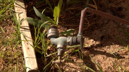 She was electrocuted by this faulty tap at their public housing home.