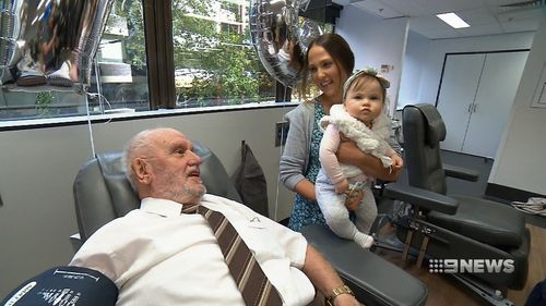 The antibody, Anti-D, is given to infants if they have an opposite blood type to their mothers. Picture: 9NEWS.