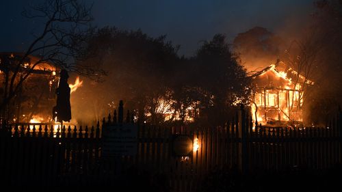 A property is lost as The Gospers Mountain Fire impacts, at Bilpin, Saturday, December 21, 2019. Conditions are expected to worsen across much of NSW as temperatures tip 40C. 