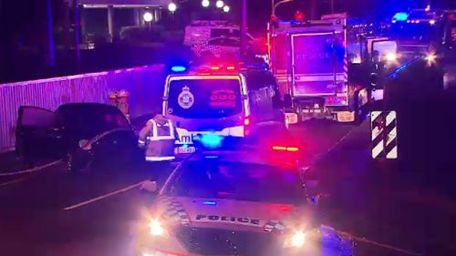 Police were called to the scene about 7.30pm Friday. (9NEWS)