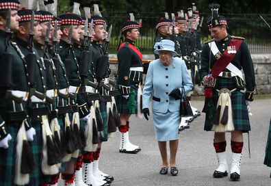 Queen Elizabeth Balmoral Castle in 2019 with Major Johnny.