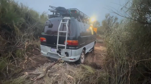 Carolina Wilga's now-famous Mitsubishi Delica has been moveed after its mammoth misadventure.