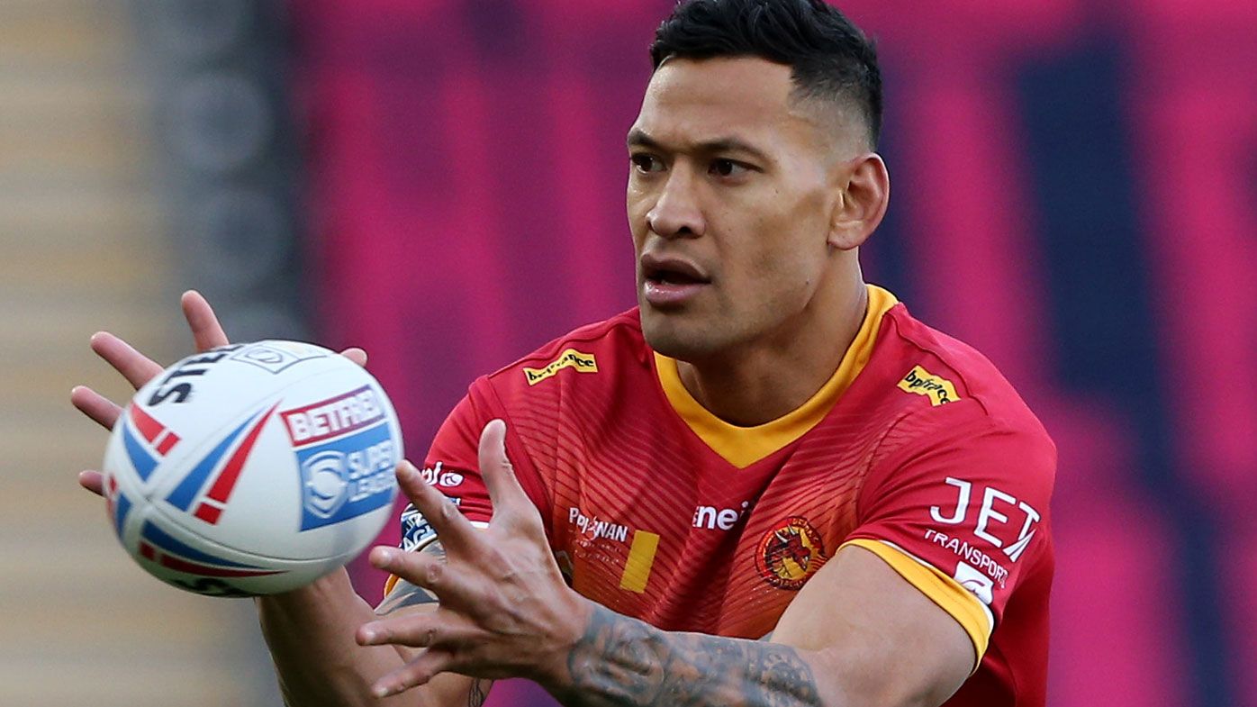 Nrl News Israel Folau Signs Contract Extension With Catalans Dragons