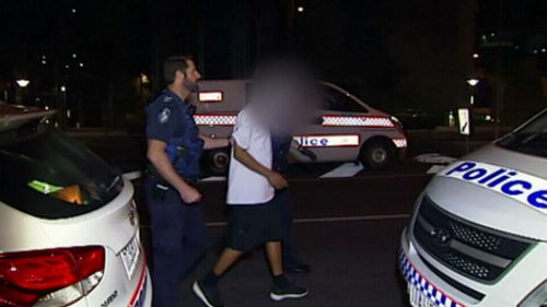 The offenders were caught on nearby CCTV. (9NEWS)