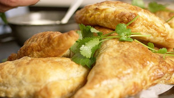 Matt Stone's re-pie-cled curry puff pastry parcels