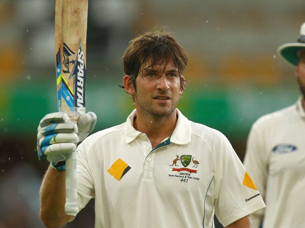 Burns notches maiden ton with a six