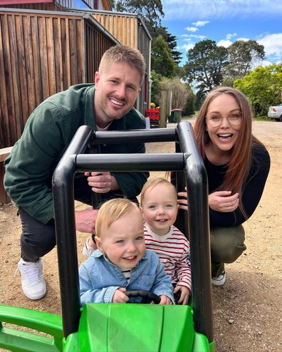 MAFS' Melissa Rawson and Bryce Ruthven celebrate milestone with their  twin boys Levi and Tate: 'Best thing to ever happen to us'