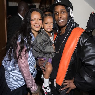 Rihanna and ASAP Rocky with their son Riot