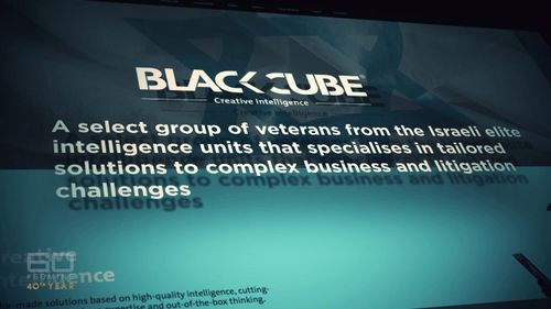 Weinstein again deployed extreme measures to shut the media down, spending close to a million dollars on corporate intelligence company Black Cube that used former spies to rake over the background of his accusers.(60 Minutes)