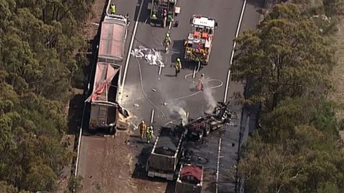 Emergency services are on the scene. (9NEWS)