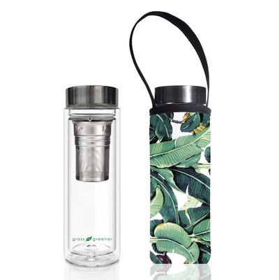 <p><a href="https://www.hardtofind.com.au/145698_glass-is-greener-double-walled-tea-flask-500ml-with-banana-print-carry-cover" target="_blank" draggable="false">Glass Is Greener Tea Flask, $48.10 with Banana Print Carry Cover.</a>&nbsp;Why? If you ever want to have a hot beverage put it in this pretty flask and sip on the run.</p>
<p>&nbsp;</p>