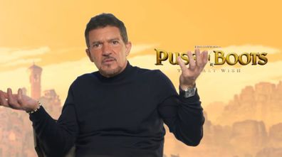 Antonio Banderas Puss in boots the last wish heart attack