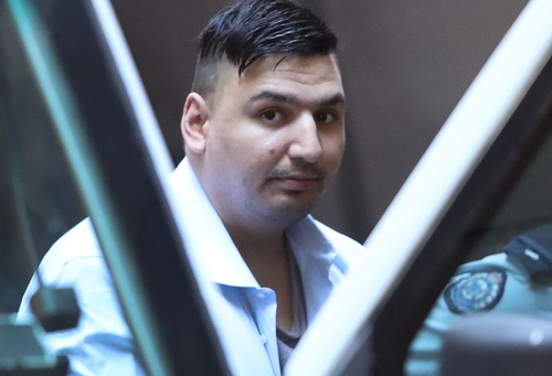 Gargasoulas, 28, outside court today.