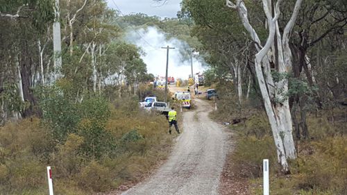 A toddler is missing after fire destroys home this morning. (9NEWS)