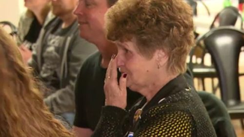 Martin's nan, Lois Knight, was bursting with pride as the Tiger champion was awarded the Brownlow Medal. (9NEWS)