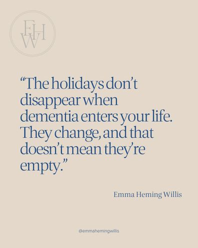 Emma Heming Willis explained that the holidays look different now