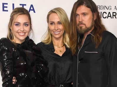 Miley Cyrus, Tish Cyrus and Billy Ray Cyrus