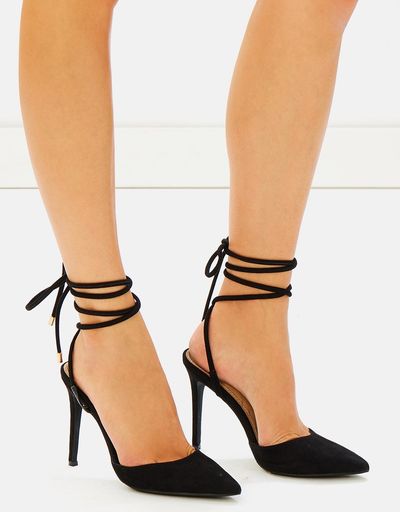 <a href="https://www.theiconic.com.au/iconic-exclusive-kiralee-lace-up-heels-566089.html" target="_blank" title="Spurr Iconic Exclusive Kiralee Lace Up Heels in Black, $59.95" draggable="false">Spurr Iconic Exclusive Kiralee Lace Up Heels in Black, $59.95</a>