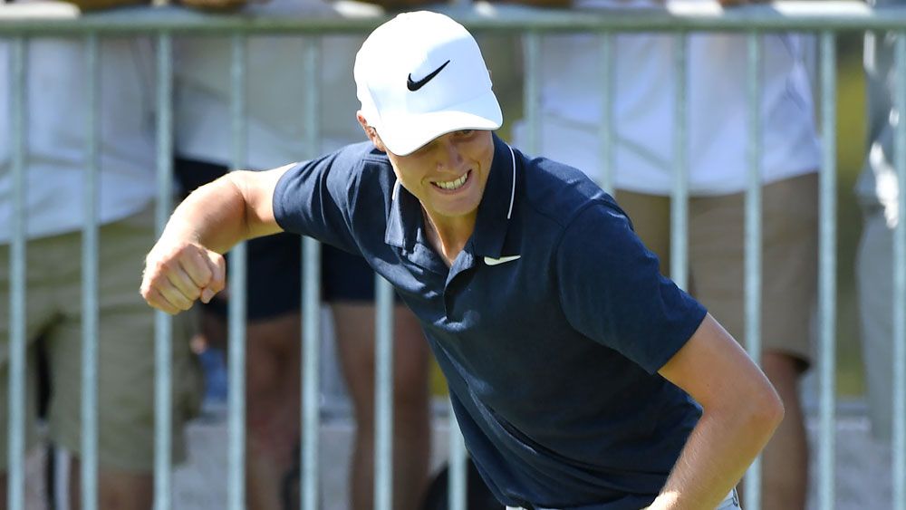 Former amateur champion Cameron Davis wins Australian Open golf in Sydney