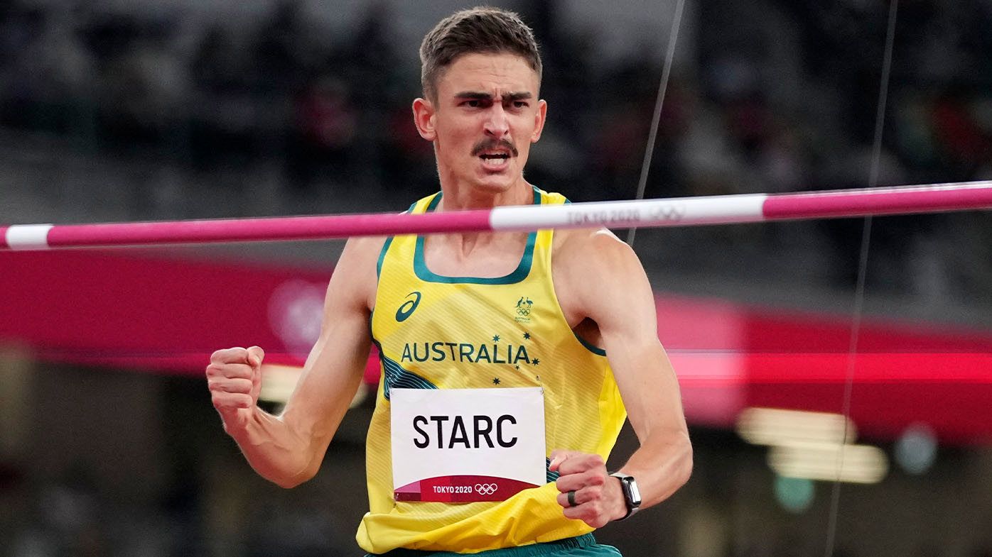Brandon Starc in action at the Tokyo Olympics in 2021.