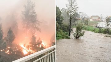 Cobargo fire and flood split