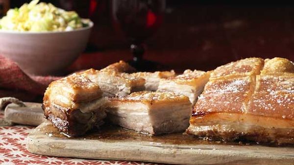 Roast Asian pork belly