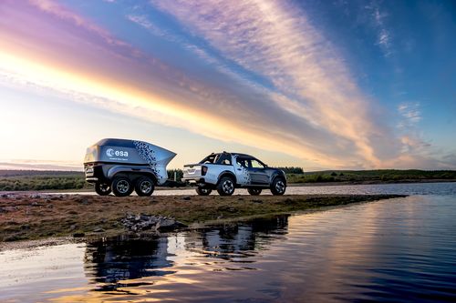 Nissan also themed a Frontier called the Dark Sky Concept in collaboration with the European Space Agency.