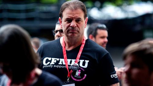 CFMEU's Victorian secretary John Setka stepped down from his position on Friday.