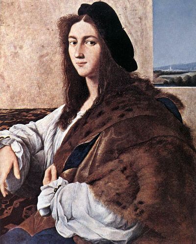 <strong><em>Portrait of Young Man</em>
by Raphael</strong>