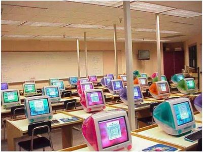 Apple iMac computers in the late 1990s