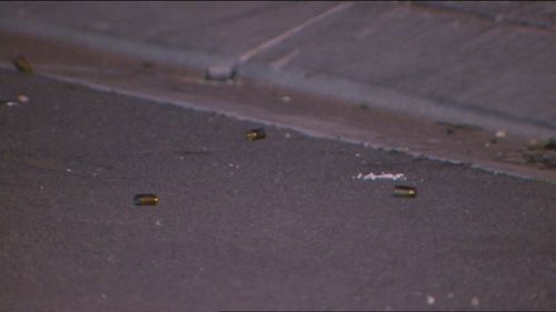 It's believed more than a dozen bullets were fired at the home.