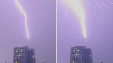 Severe thunderstorms across Australia have also brought a spike in lightning strikes.