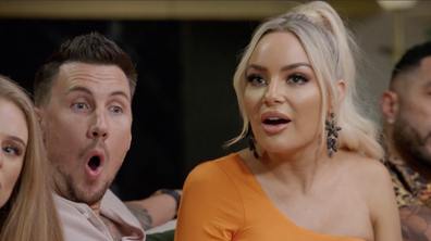 The group at the MAFS 2023 Reunion is shocked by Hugo's revelations about what was actually said during boy's night out, implicating Dan and revealing the truth about 'butt dial' scandal.