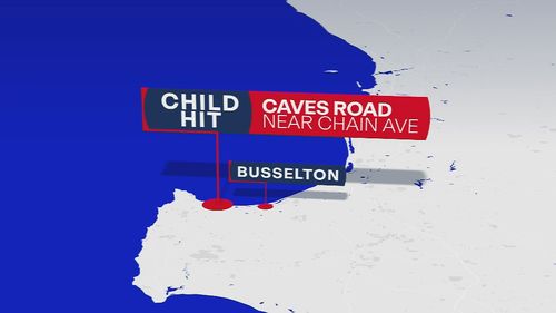 A 12 year old boy is in a critical condition tonight - after being hit while crossing Caves Rd in Marybrook near Busselton.