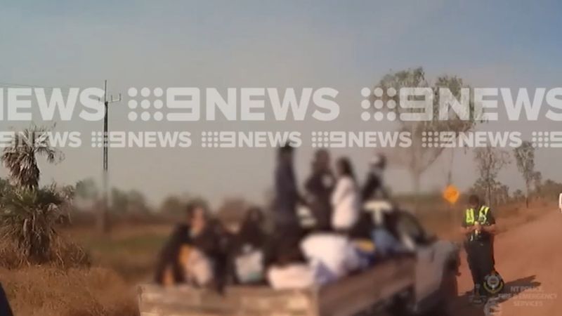 Police pull over ute carrying 33 people