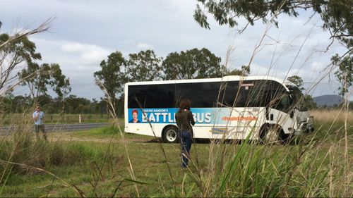The bus choked to a halt two and a half hours south of Mackay.