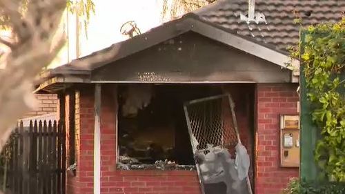 The fire is believed to be deliberately lit after an argument with a neighbour.