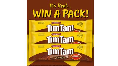 Vegemite TimTams are real... but there's a catch