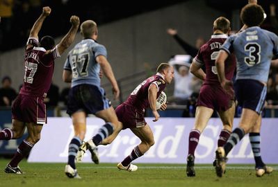 Darren Lockyer's last minute try in Game III, 2006, ended three years of NSW dominance.