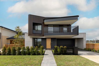 Contemporary home in Clyde North, Victoria, styled by The Block's Dan Reilly, sold at auction for a good cause for just over $1 million. 